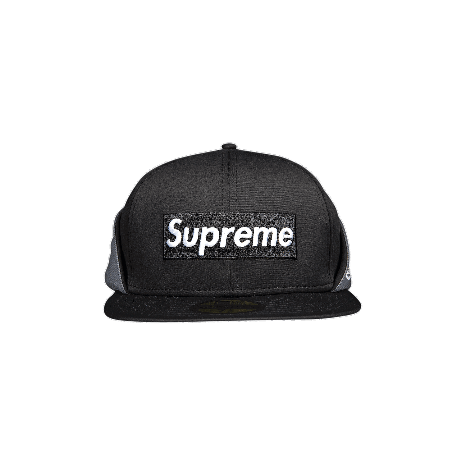 Keps Supreme WINDSTOPPER x Earflap Box Logo New Era 'Black' Svart | FW20H63 BLACK, 0