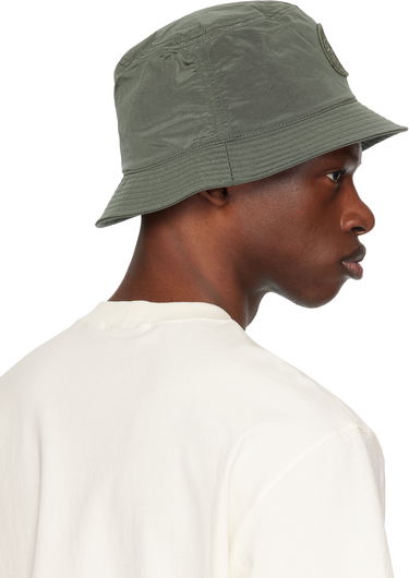 Hatt Stone Island Stone Island Nylon Bucket Hat Svart | K1S15 9100009 S0076, 4