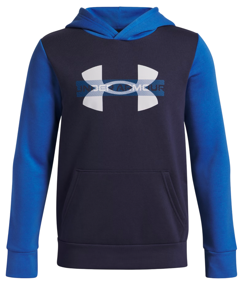 Sweatshirt Under Armour Rival Fleece Color Block Graphic Hoodie Flerfärgad | 6004994-402