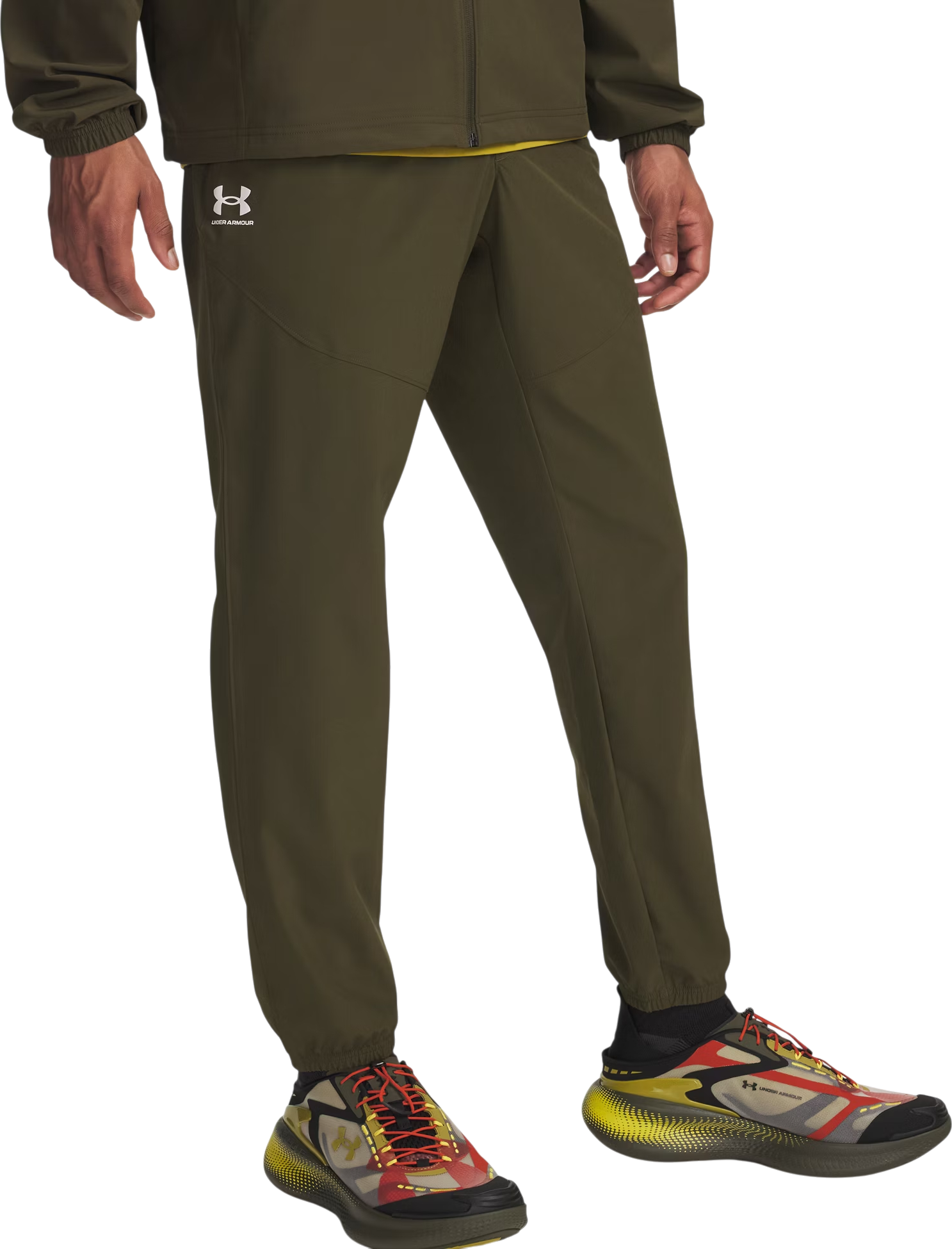 Byxor Under Armour Vibe Woven Jogger Grön | 1386557-308, 0