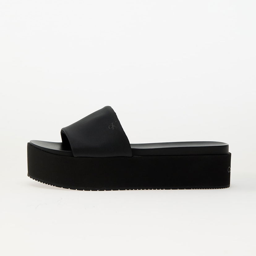 Sneakers och skor CALVIN KLEIN Jeans Flatform Sandal Slid Black Svart | YW0YW01791 0GJ
