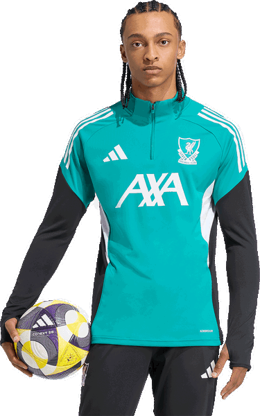 Jersey adidas Originals Liverpool FC European Training Top 2025/26 Long Sleeve Turkos | jv9004, 7
