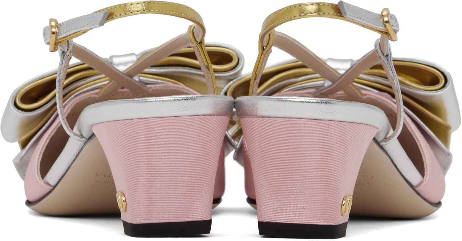 Sneakers och skor Valentino Valentino Garavani Bowow Slingback Heels Rosa | 6W2S0LB6QLJ, 1