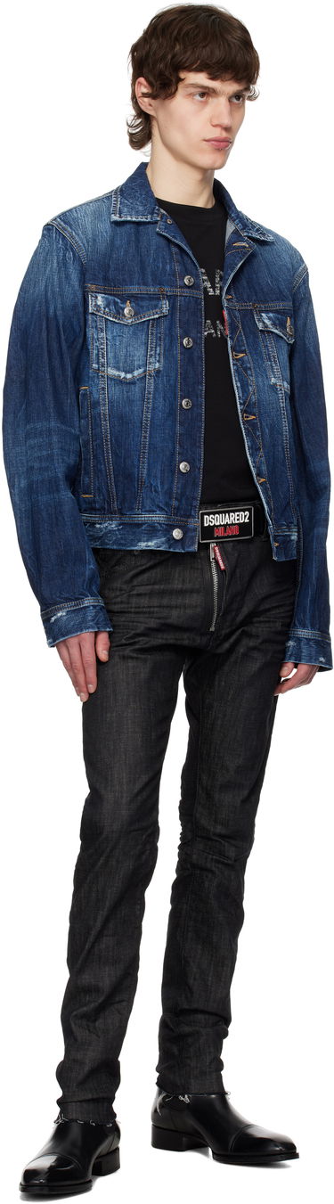 Bälten DSQUARED2 Dsquared2 Logo Plaque Belt Svart | BEM0656-01500001-M436, 2