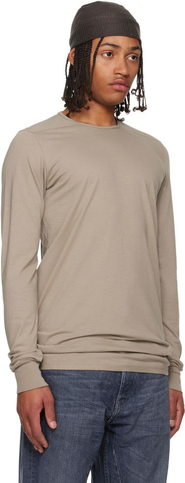 T-shirt Rick Owens DRKSHDW Concordians Level LS T-shirt Beige | DU02E7260 RN, 1