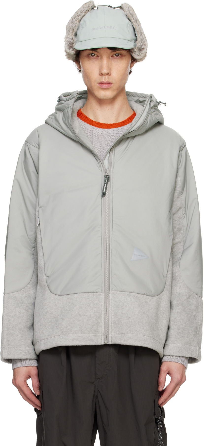 Vindjacka and wander Fleece Jacket Grå | 5744231108