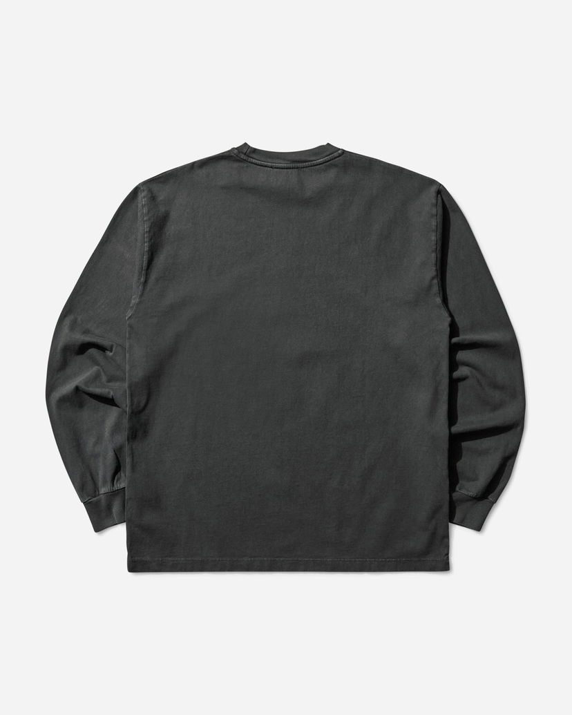 T-shirt Aries Grunge Faded Longsleeve T-Shirt Svart | AR6002604 Black