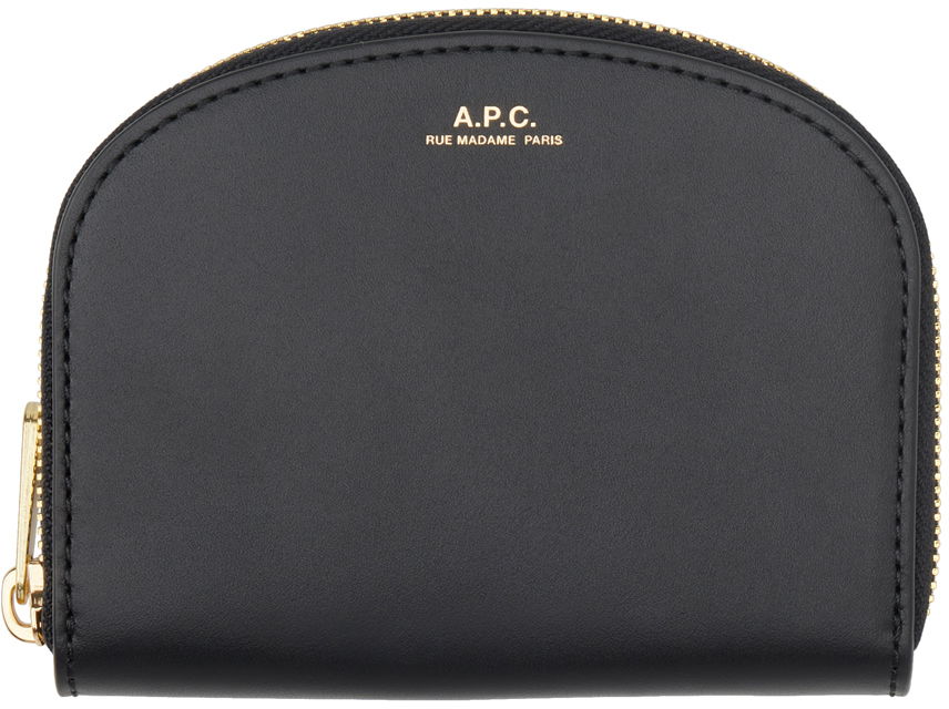 Plånbok A.P.C. Demi-Lune Compact Svart | PXAWV-F63219, 0