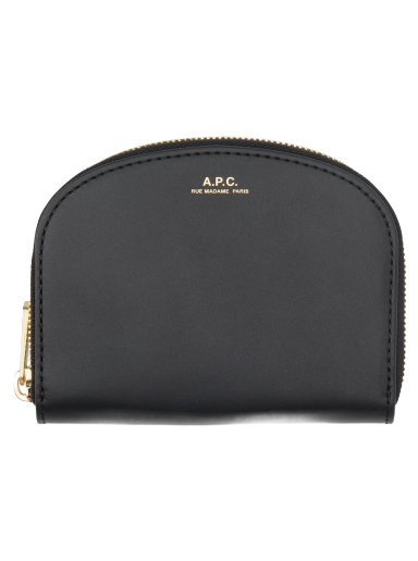 Plånbok A.P.C. Demi-Lune Compact Svart | PXAWV-F63219
