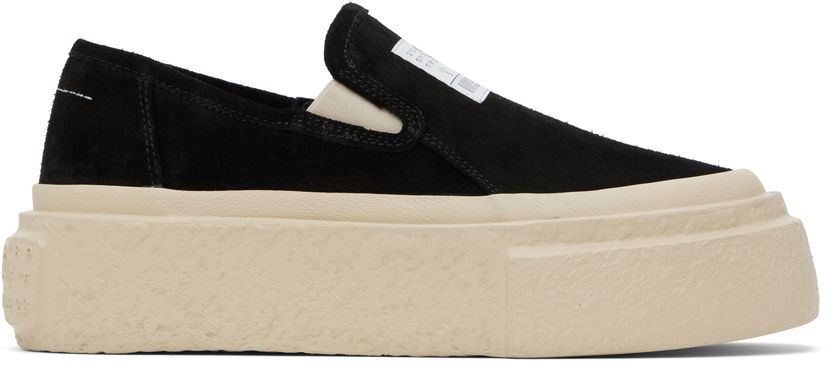 Sneakers och skor Maison Margiela MM6 Maison Margiela Platform Slip-Ons Svart | S59WS0238 P5246