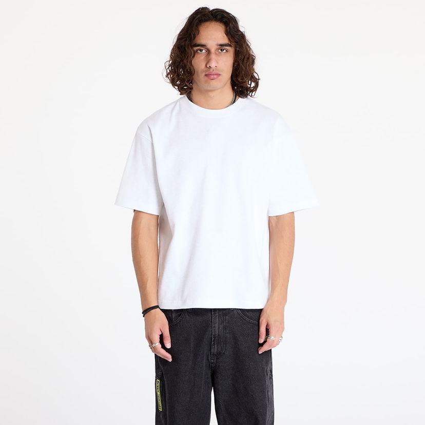 T-shirt CALVIN KLEIN Slub Rib Tee White Vit | J30J326448 YAF