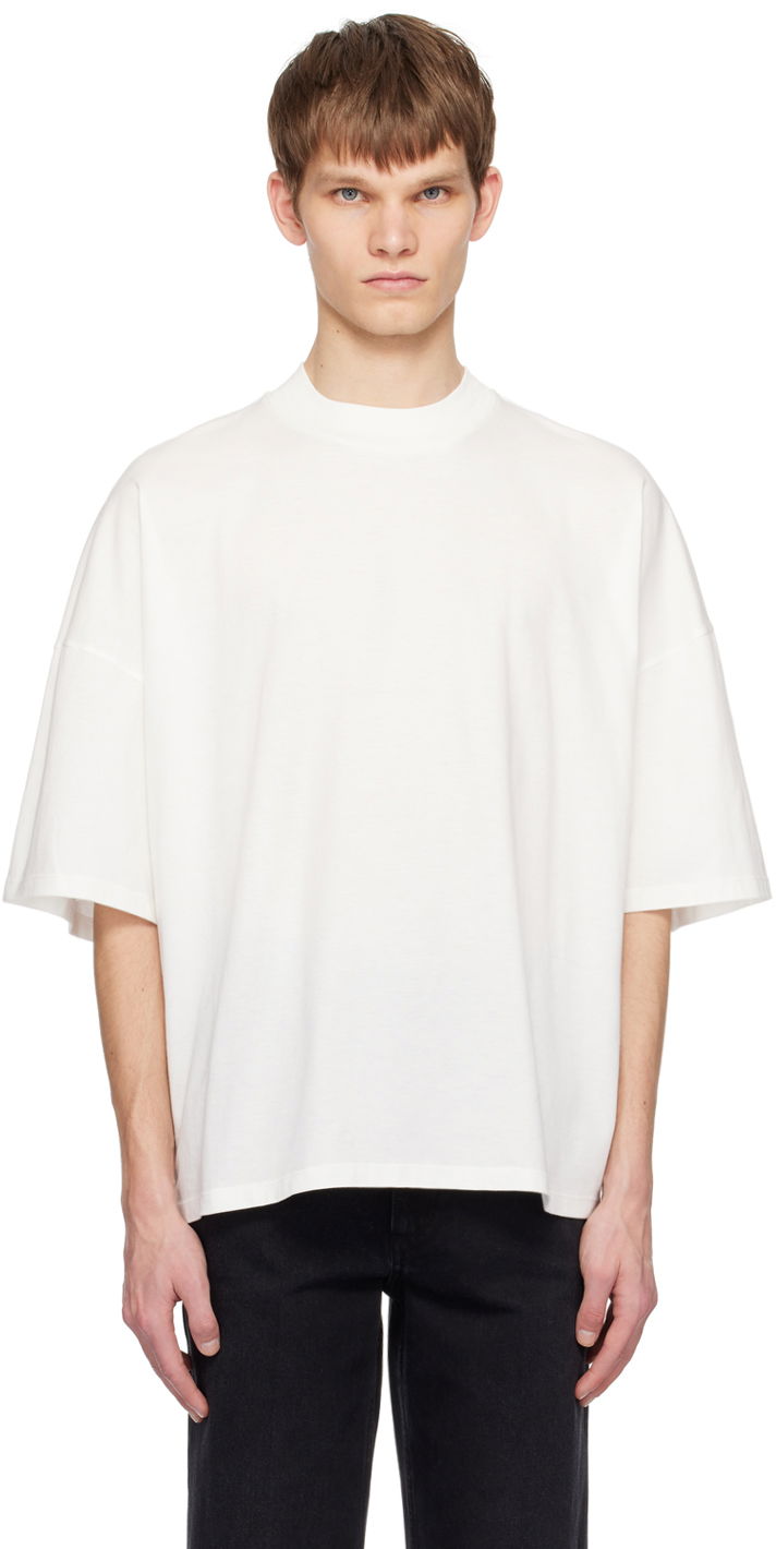 T-shirt The Row Dustin Relaxed-Fit T-Shirt Vit | 289-K291