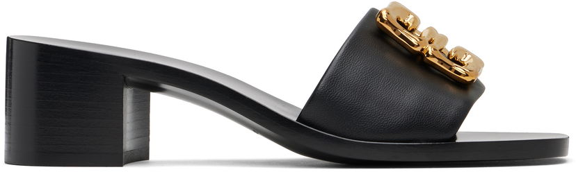 Skovård Givenchy Givenchy 4G Heeled Sandals Svart | BE3091E25Q001