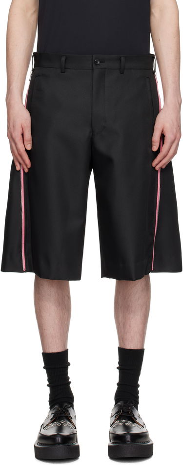 Shorts Comme des Garçons Homme Plus Gabardine Zip Shorts Svart | PO-P049-051, 0