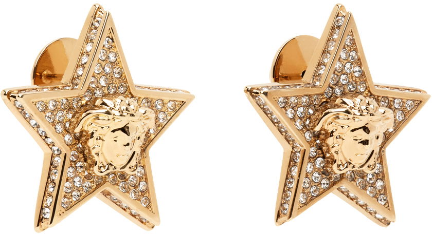 Örhängen Versace Star Earrings Beige | 1009864_1A00621, 1