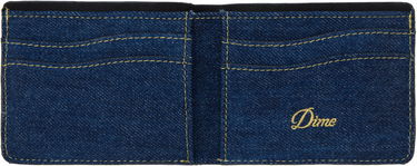 Plånbok Dime Cursive Bifold Denim Wallet Mörkblå | DIMEHO2431IND, 2