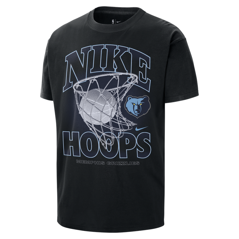 T-shirt Nike NBA Max90 Memphis Grizzlies Courtside T-Shirt Svart | HQ1271-010