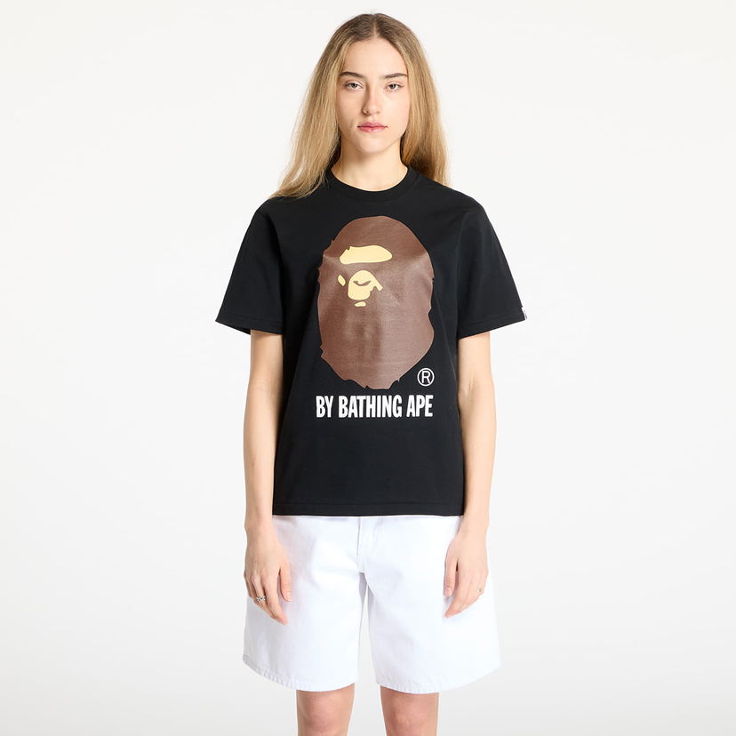 T-shirt BAPE A BATHING APE By Bathing Tee Svart | 001TEL301002MBLK