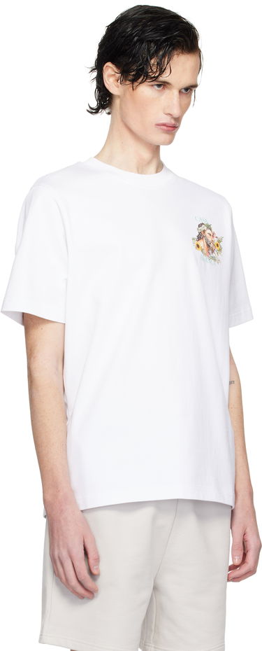 T-shirt Casablanca Graphic Print T-Shirt Vit | MPS25-JTS-001-01, 1