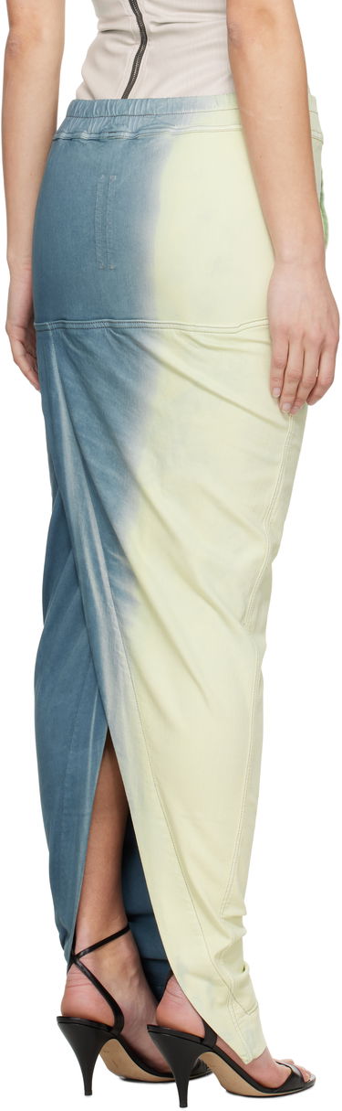Kjol Rick Owens Rick Owens DRKSHDW Pull On Pillar Maxi Skirt Blå | DS01E3332 SDDE, 2