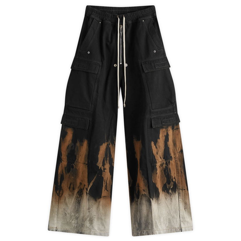 Jeans Rick Owens Printed Baggy Jeans Svart | DS02D2324-0983-BSUN