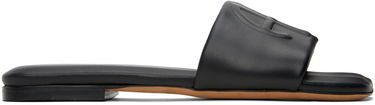 Sneakers och skor Anine Bing Slides With Logo Accent Svart | A-14-9100-000, 0