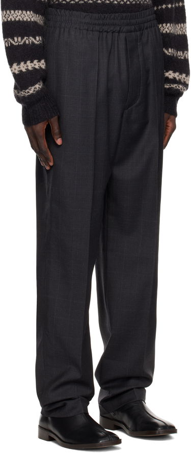 Byxor ISABEL MARANT Isabel Marant Nahili Checked Trousers Svart | 23APA0074HA-A3F61H, 1