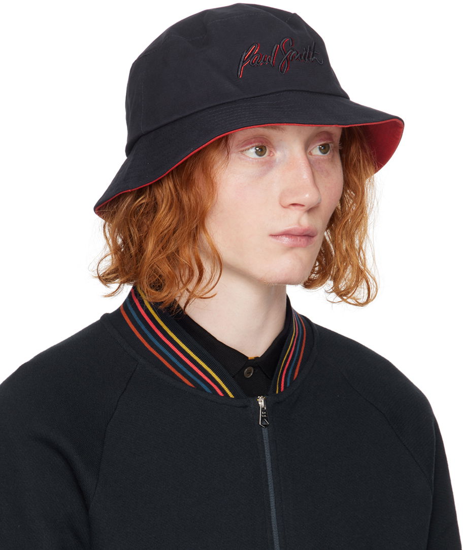 Hatt Paul Smith Paul Smith Shadow Bucket Hat Svart | M1A-921DT-M779-47, 1