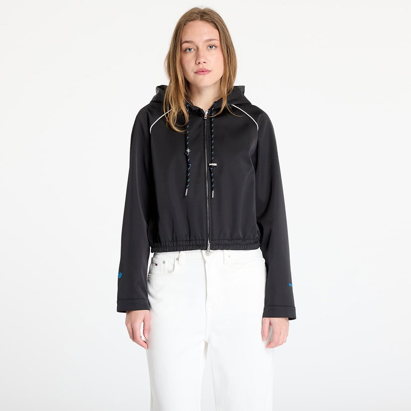 Jacka adidas Originals Wales Bonner Satin Track Top Svart | JW1110