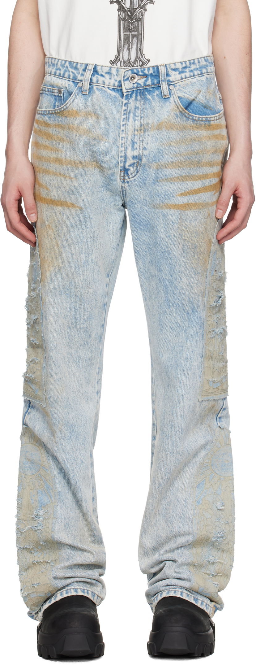Jeans Who Decides War Who Decides War Mechanic Signature Jeans Blå | 1120840009SS25