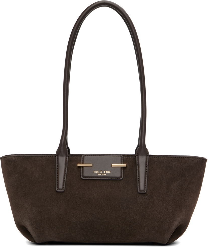 Tygpåse rag & bone Rag & Bone Realm Suede Tote Brun | SD100105