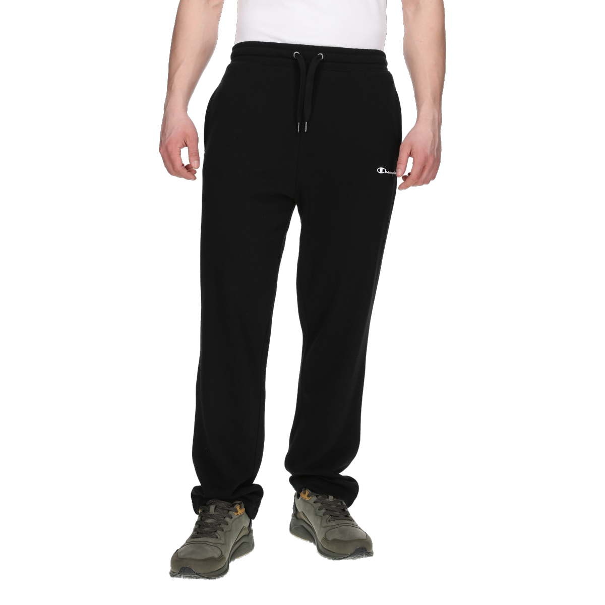 Träningsbyxor Champion Basic Sweatpants Svart | CHA241M125-01, 0