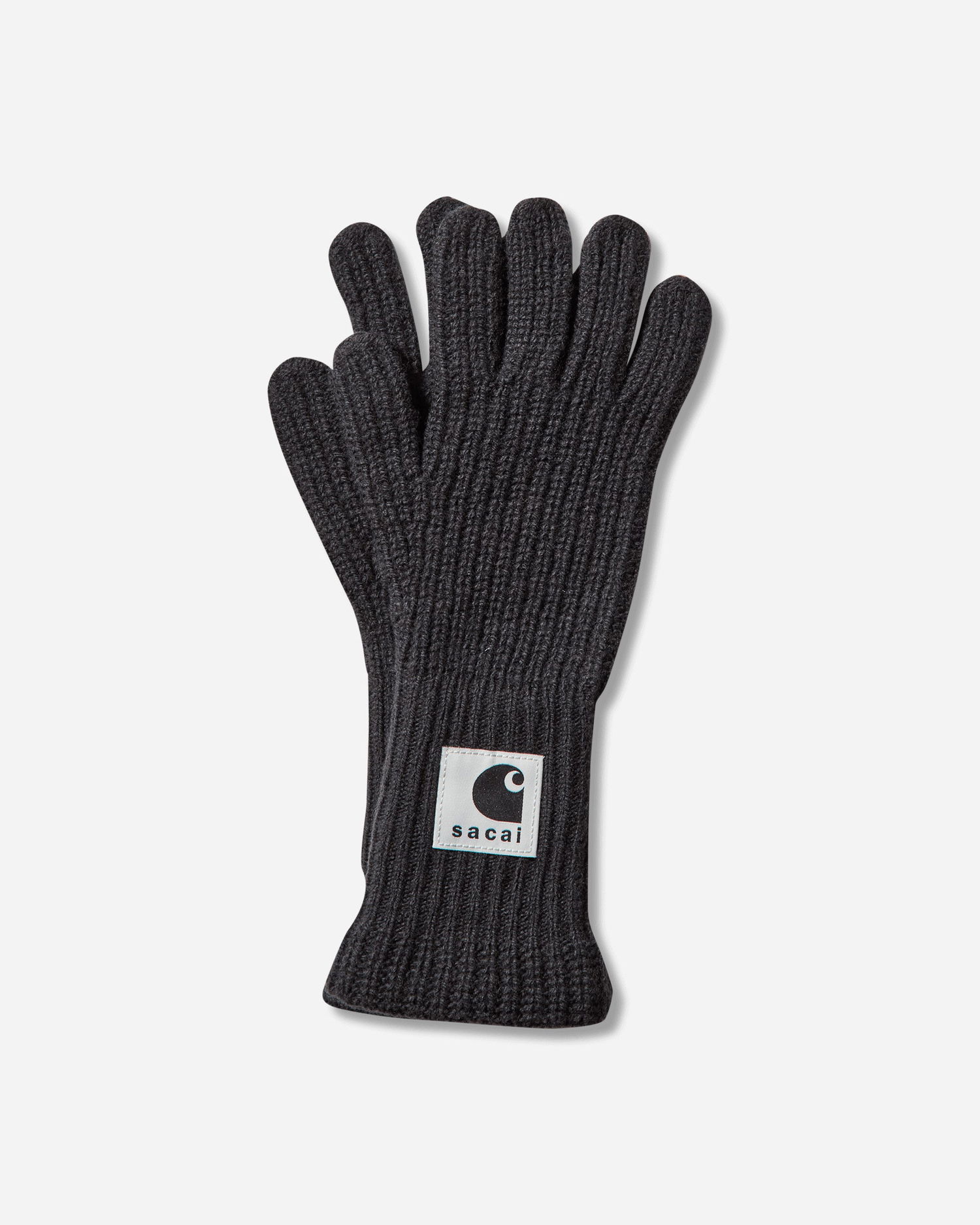 Handskar sacai sacai Wool Knit Gloves Svart | 25-00999S 001, 1