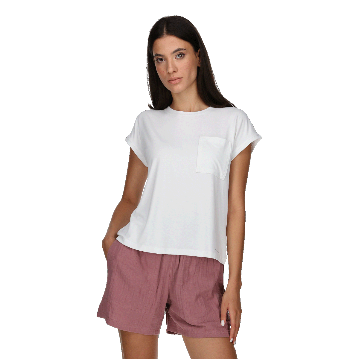 T-shirt Columbia Boundless Trek™ Short Sleeve Pocket Tee Vit | 2033481100, 0