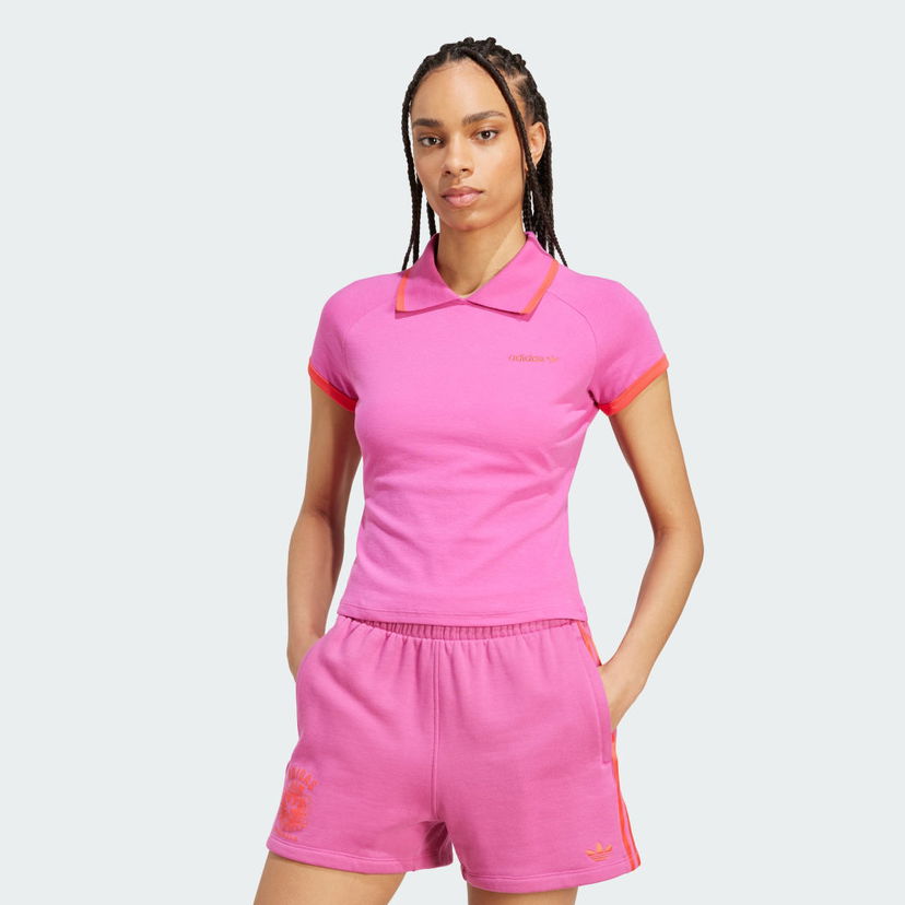 Polotröja adidas Performance Polo Shirt Rosa | JY3489