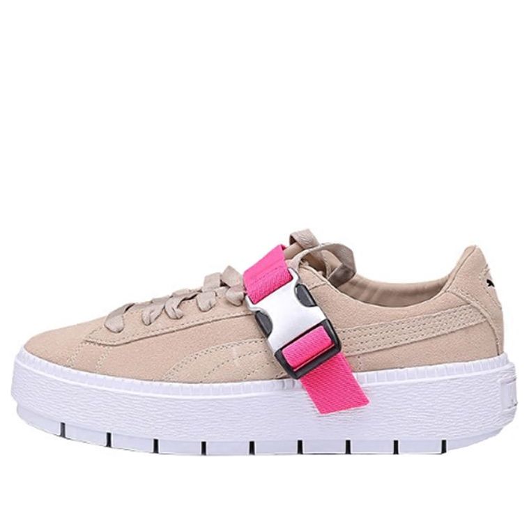 Sneakers och skor Puma Fenty x Platform Trace Buckle Beige | 367451-02