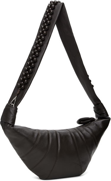 Axelväska LEMAIRE Lemaire Pearls Medium Croissant Bag Brun | BG0158 LL0131, 2