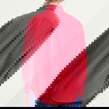 Skjorta Drôle de Monsieur Mirror Long Sleeve Button-Up Shirt Röd | I-SH240-CO178-RD, 3