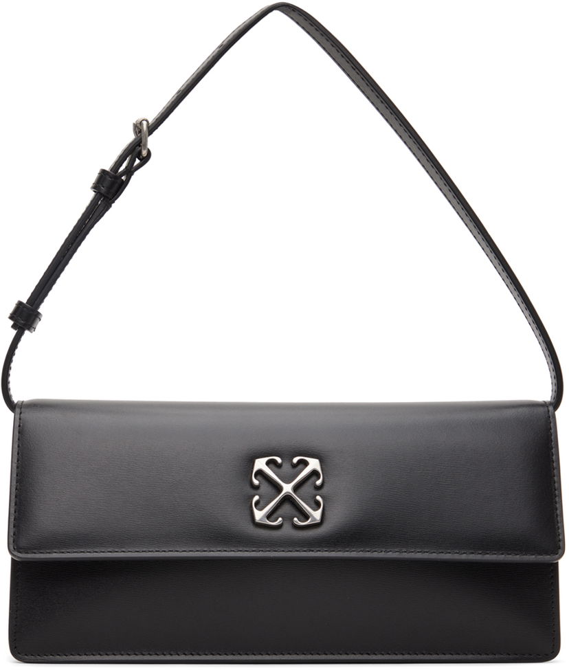 Axelväska Off-White Jitney 1.0  Shoulder Bag Svart | OWNN172C99LEA0011072