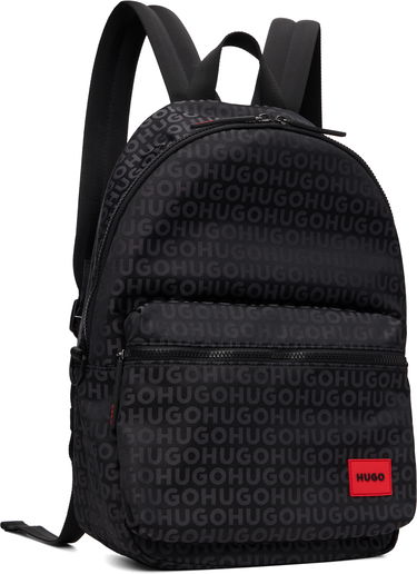 Ryggsäck BOSS Logo Backpack Svart | 50529424, 1