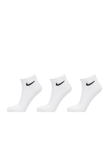 Underkläder och strumpor Nike Lightweight Ankle Socks 3-Pack Vit | SX7677-100