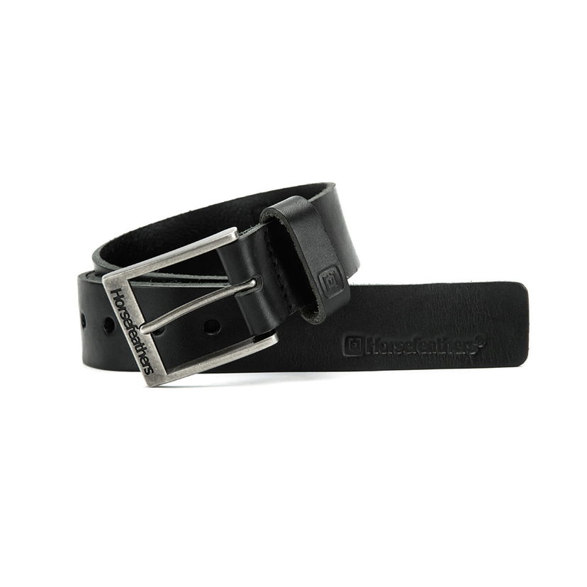 Bälten Horsefeathers Duke Belt Black Svart | AA628G