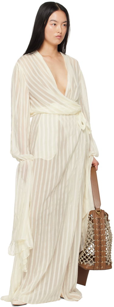 Sneakers och skor Stella McCartney Terra Laced Ballerina Flats Beige | 810411KP027, 4