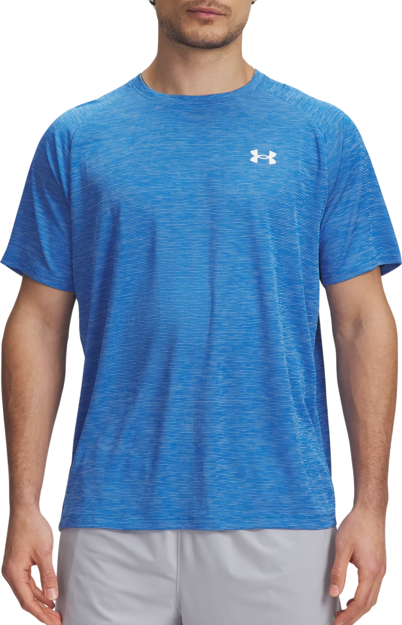 T-shirt Under Armour Tech Textured T-Shirt Blå | 1382796-402