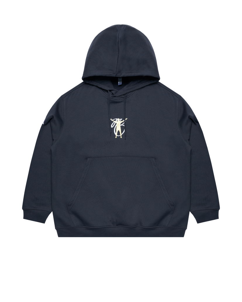 Sweatshirt adidas Originals JB Hoodie with Logo Mörkblå | JM9316