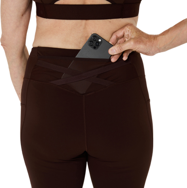 Damasker Asics Asics Nagino Run Adjustable Tight Leggings Brun | 2012d137-200, 5