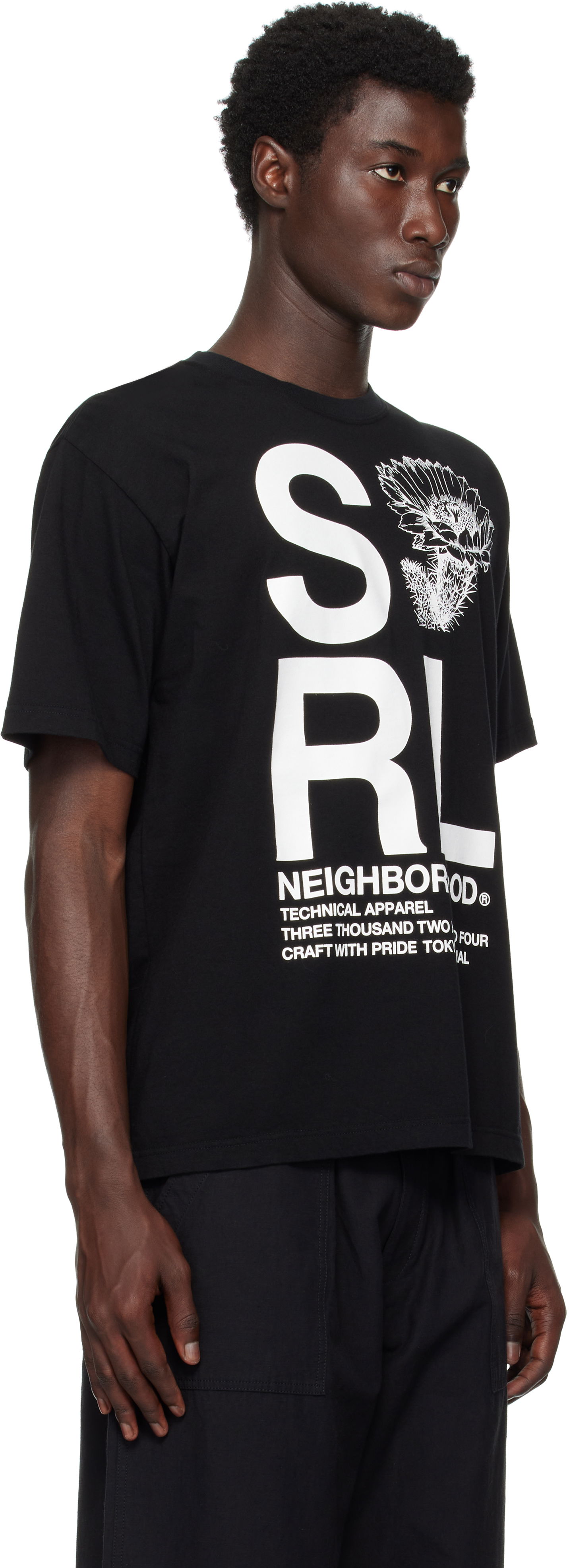T-shirt Neighborhood Neighborhood 'SRL' T-Shirt Svart | 251PCNH-ST18, 1