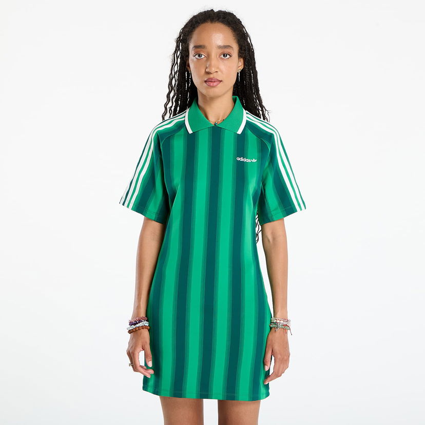 Klä adidas Originals Football Inspired Graphic Dress Grön | JW6014