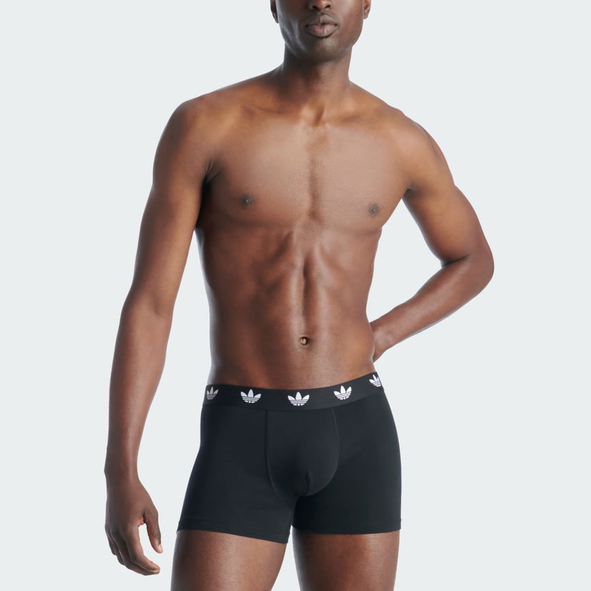 Boxare adidas Performance Comfort Flex Cotton Trunk (3-Pack) Svart | JK3870