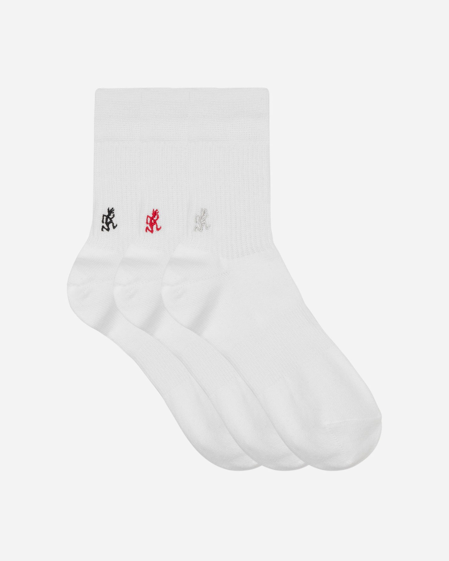 Strumpor GRAMICCI Basic Crew Socks Vit | SX-M04 A, 0